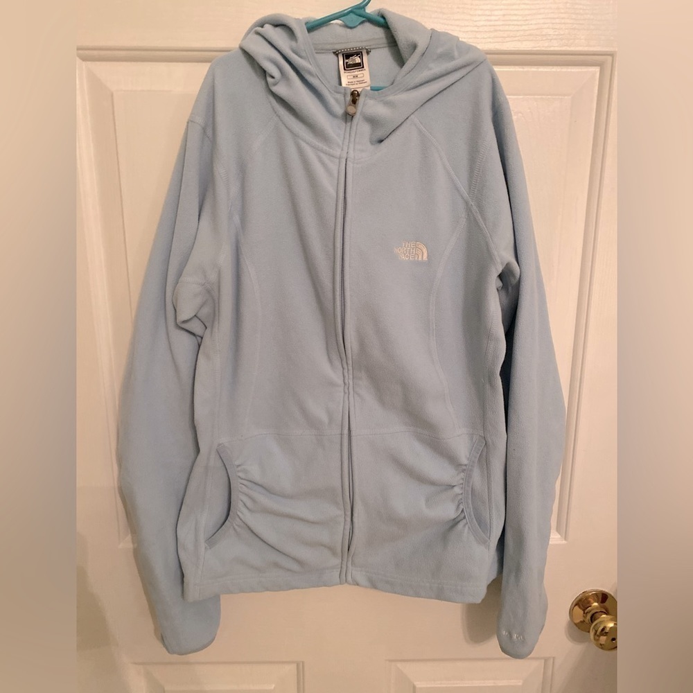 The North Face Blue Fleece Jacket - Medium